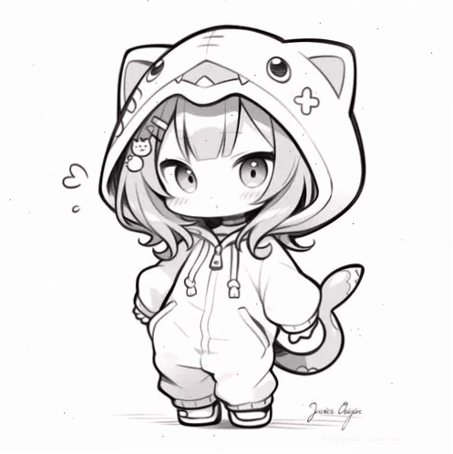 tranh chibi mini