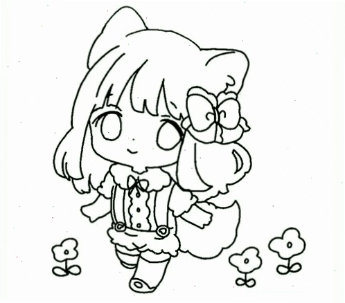 tranh chibi vui học