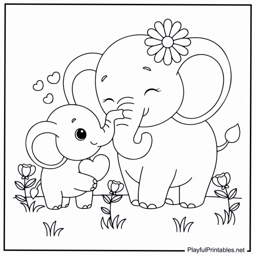 tranh con voi cho trẻ tô màu nâng cao tranh con voi cho trẻ tô màu nâng cao