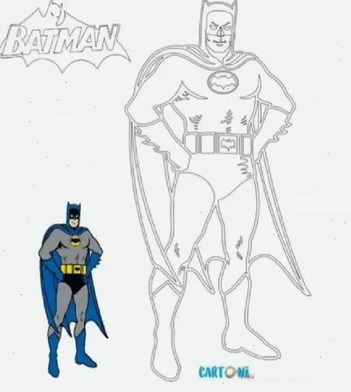 Lego Batman Tranh người dơi tô màu phiên bản lego