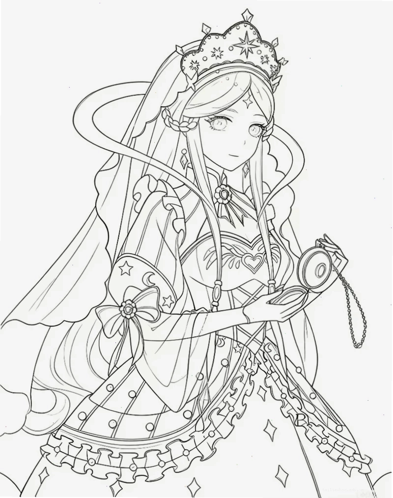 in tranh tô màu anime mạnh mẽ tranh tô màu anime cá tính mạnh