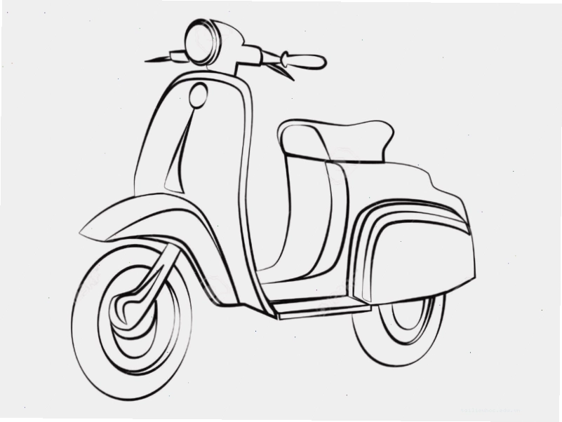 tranh tô màu các loại phương tiện giao thông xe cứu hỏa