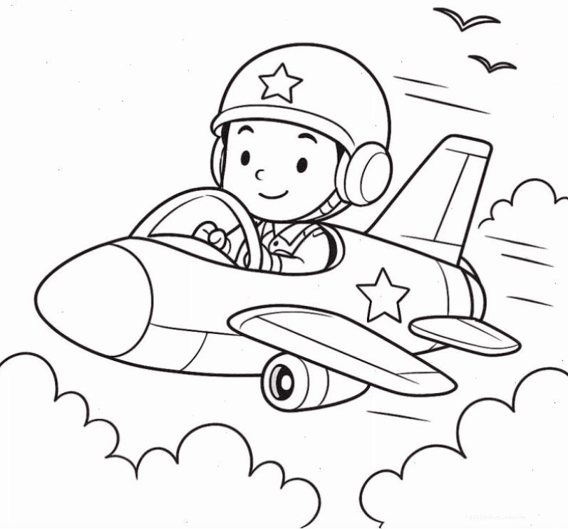 Tranh bộ đội trong mưa tranh tô màu chú bộ đội hành quân trong mưa