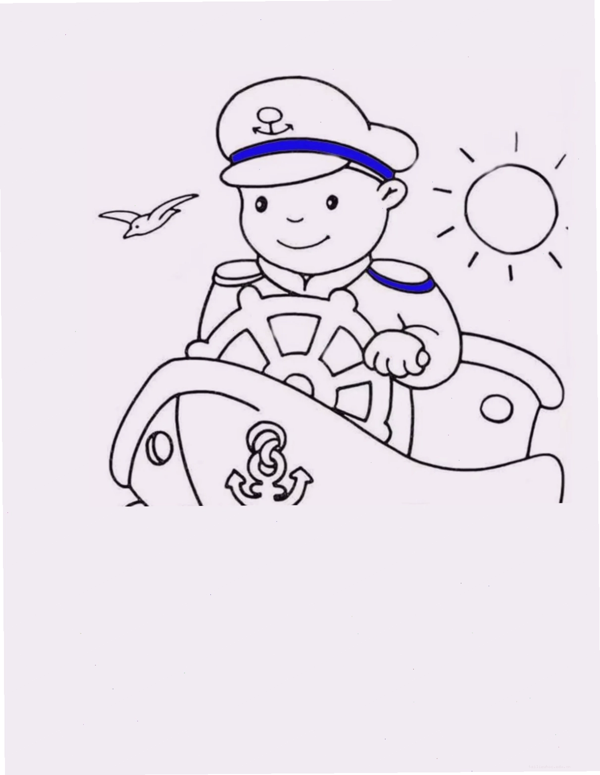 tranh tô màu chú bộ đội việt nam tập bắn