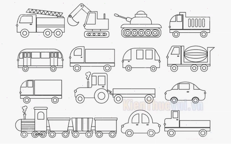 tranh tô màu chủ đề an toàn giao thông về chú sóc lái xe