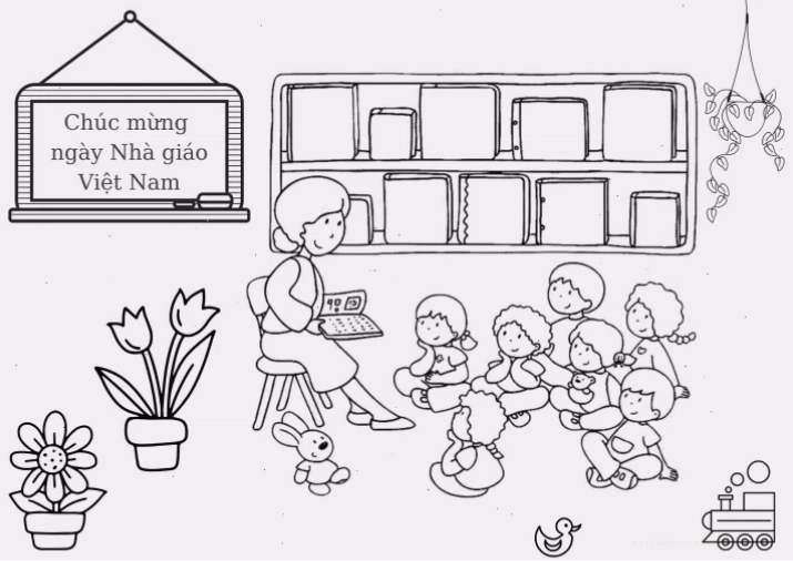 lời chúc ý nghĩa tranh tô màu ngày nhà giáo việt nam lời chúc
