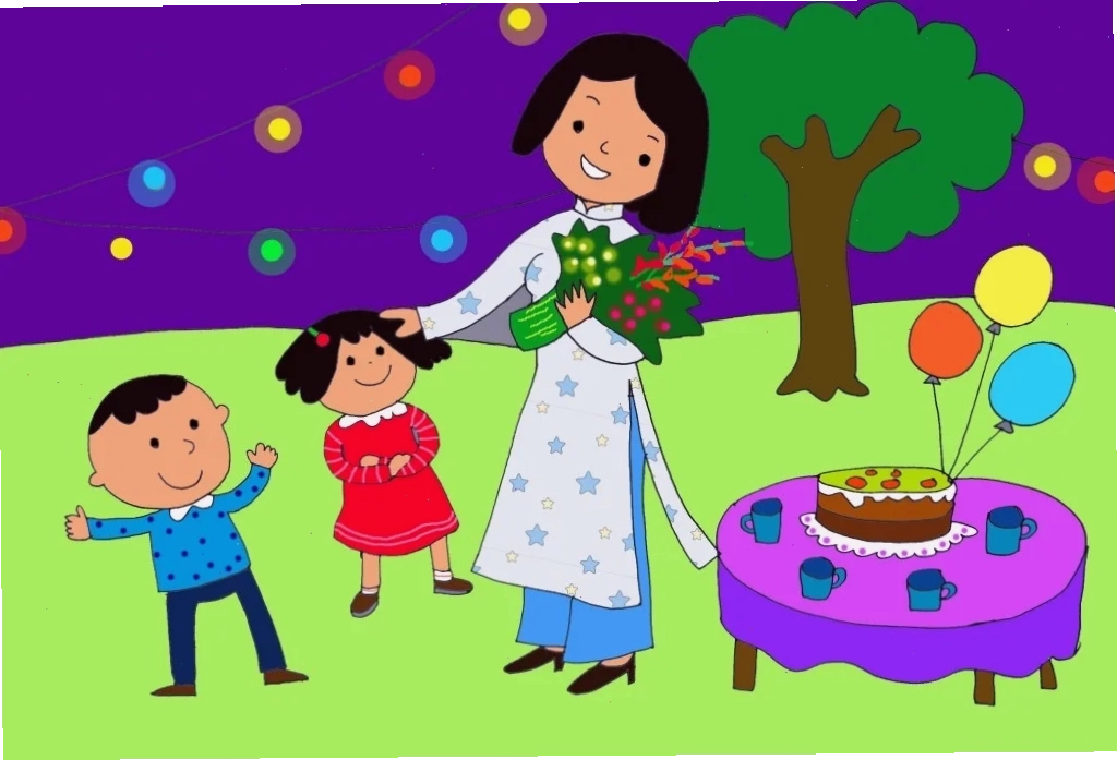 ngôi trường hạnh phúc tranh tô màu ngày nhà giáo việt nam ngôi trường