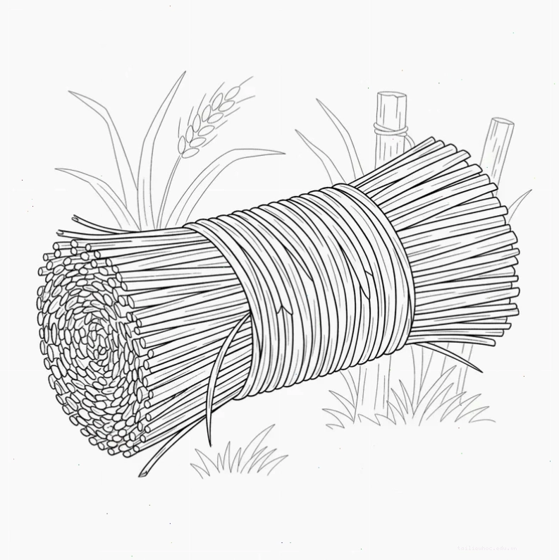 tranh tô màu sản phẩm nghề nông
