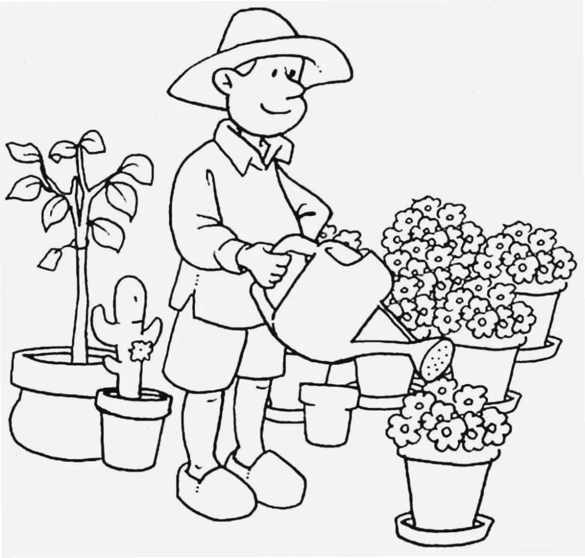 tranh tô màu sản phẩm nghề nông