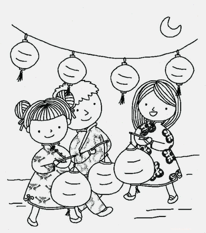 tranh tô màu tết trung thu bé rước đèn tranh tô màu tết trung thu rước đèn