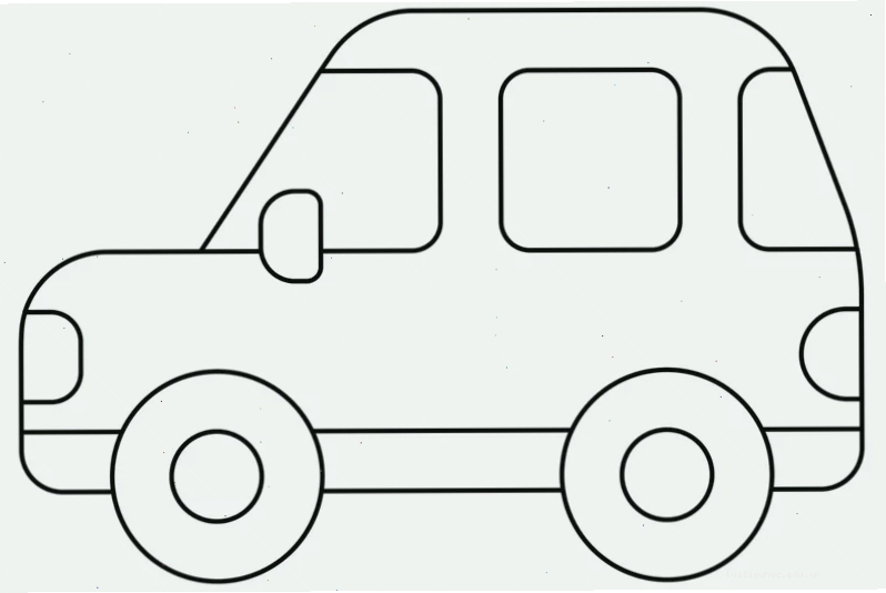 tranh tô màu xe cứu hỏa cho bé nhỏ