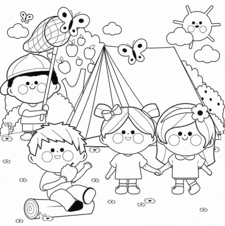 tranh tô màu trang phục mùa hè của bé dây thắt lưng tranh vẽ dây thắt lưng