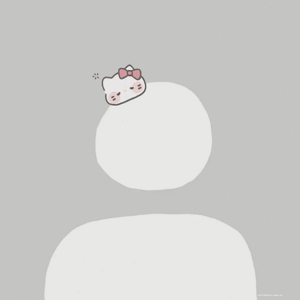Ví dụ hình nền facebook avatar trắng
