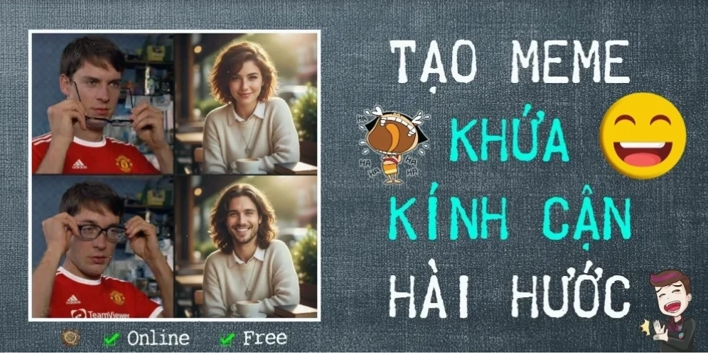 Độ trong suốt Xử lý độ trong suốt khi tạo ảnh meme