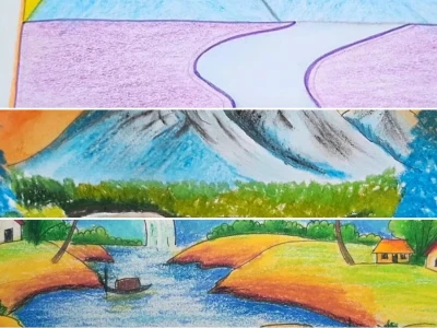 Bạn đã biết núi tô màu gì để bức tranh đẹp xuất sắc chưa