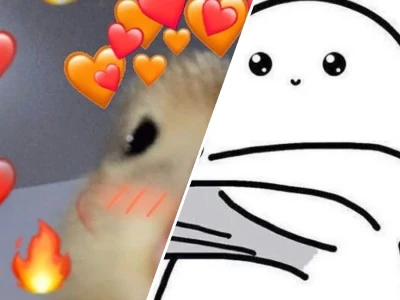 Bộ sưu tập ảnh meme trái tim cực hài hước cho giới trẻ