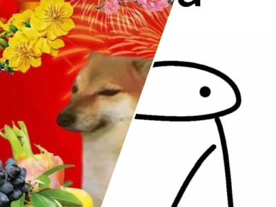 Bộ sưu tập avatar meme tết độc lạ cho năm mới rực rỡ
