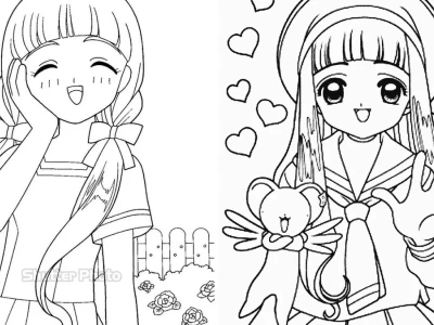 Bộ sưu tập sakura tô màu đẹp nhất cho bé yêu