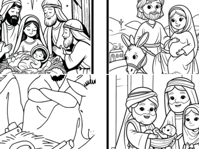 Bộ sưu tập tranh tô màu chúa giáng sinh đẹp và ý nghĩa