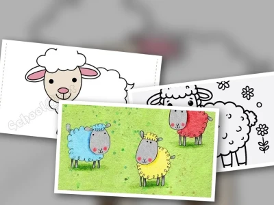 Con cừu tô màu gì và tư duy sáng tạo của bé yêu