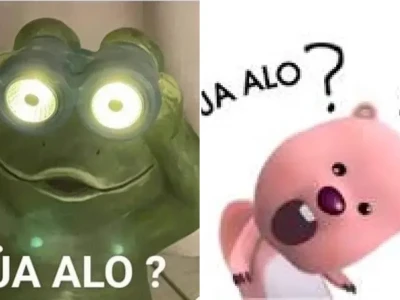 Sử dụng meme ủa alo để biểu đạt sự ngơ ngác cực lầy