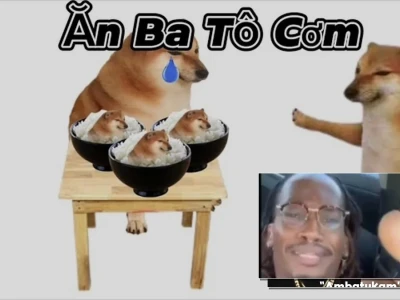 Sự thật về cơn sốt ăn ba tô cơm meme cực hài hước
