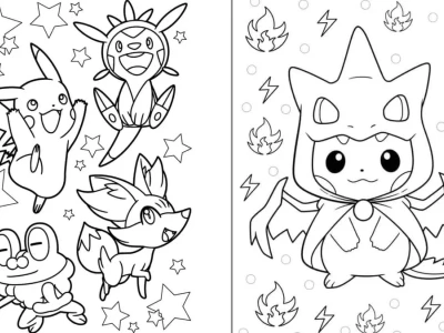 Top 50+ mẫu in hình tô màu pokemon cực kỳ đẹp cho bé