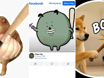 Top các mẫu meme cầm gậy hài hước nhất cho hội bạn thân