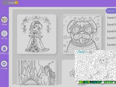 Trải nghiệm game tô màu theo số online cực đỉnh