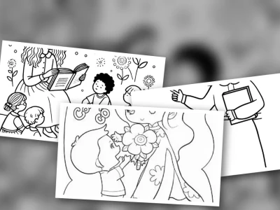 Tranh tô màu cô giáo của em món quà tinh thần ý nghĩa