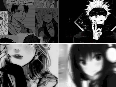Tuyển chọn hình nền anime đen trắng chất lượng nhất