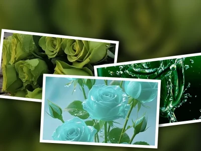 Tuyển tập hình nền hoa hồng xanh lá độc lạ đẳng cấp