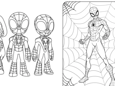 Tuyển tập hình spiderman tô màu cho bé trai cực ngầu