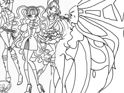 Tuyển tập hình tô màu công chúa phép thuật winx cực đẹp