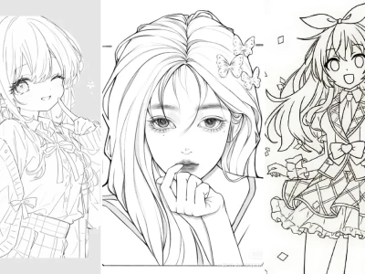 Tuyển tập in hình anime tô màu đáng yêu cho bé tại nhà