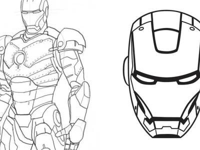 Tuyển tập iron man tranh tô màu người sắt đẹp nhất cho bé