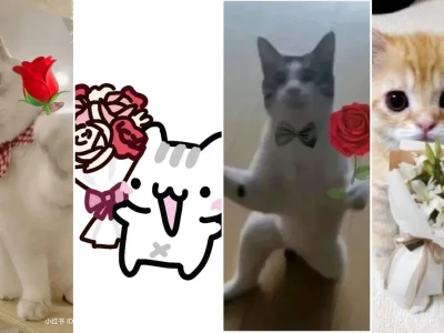 Tuyển tập meme mèo tặng hoa khiến crush đổ gục ngay lập tức